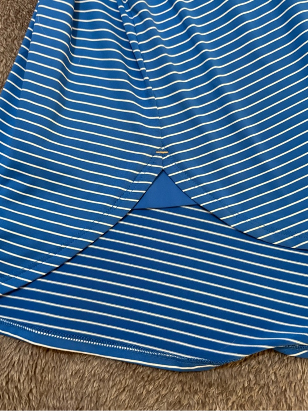 Peter Millar Women's Vista Stripe Shirley Sleeveless Quarter Zip Golf Polo Med - Picture 6 of 13